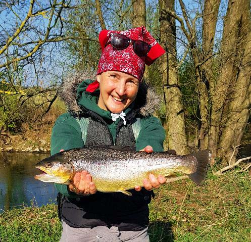 Rita Mohaupt Bachforelle 50 cm Pegnitz