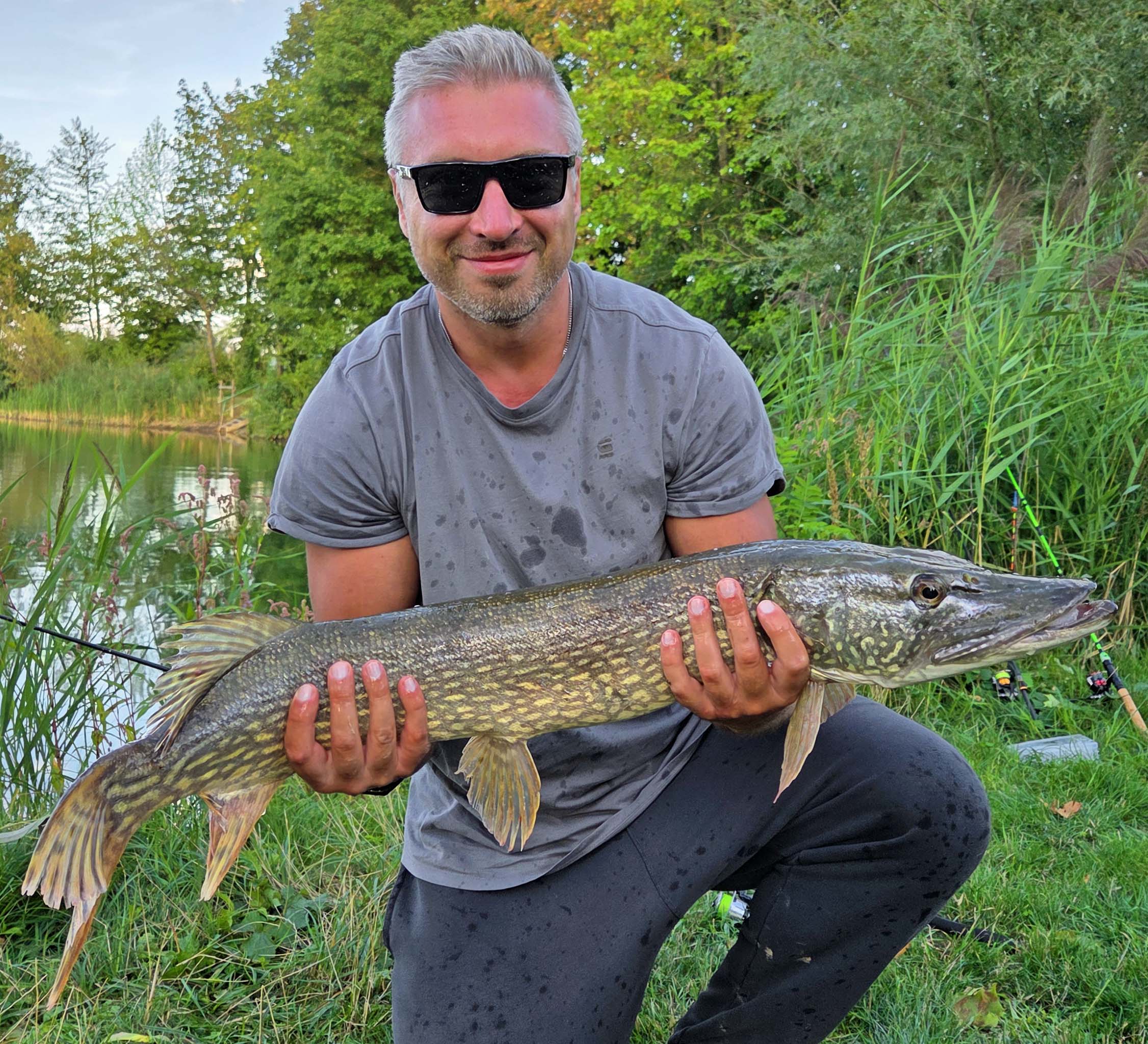 Alexander Pflüger Hecht 90 cm 5,2 kg Ulrichsee